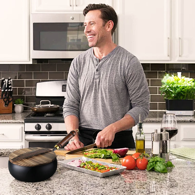 BoldSear™ Pot en Fonte — Éveillez des Saveurs Riches et Inoubliables dans Chaque Repas