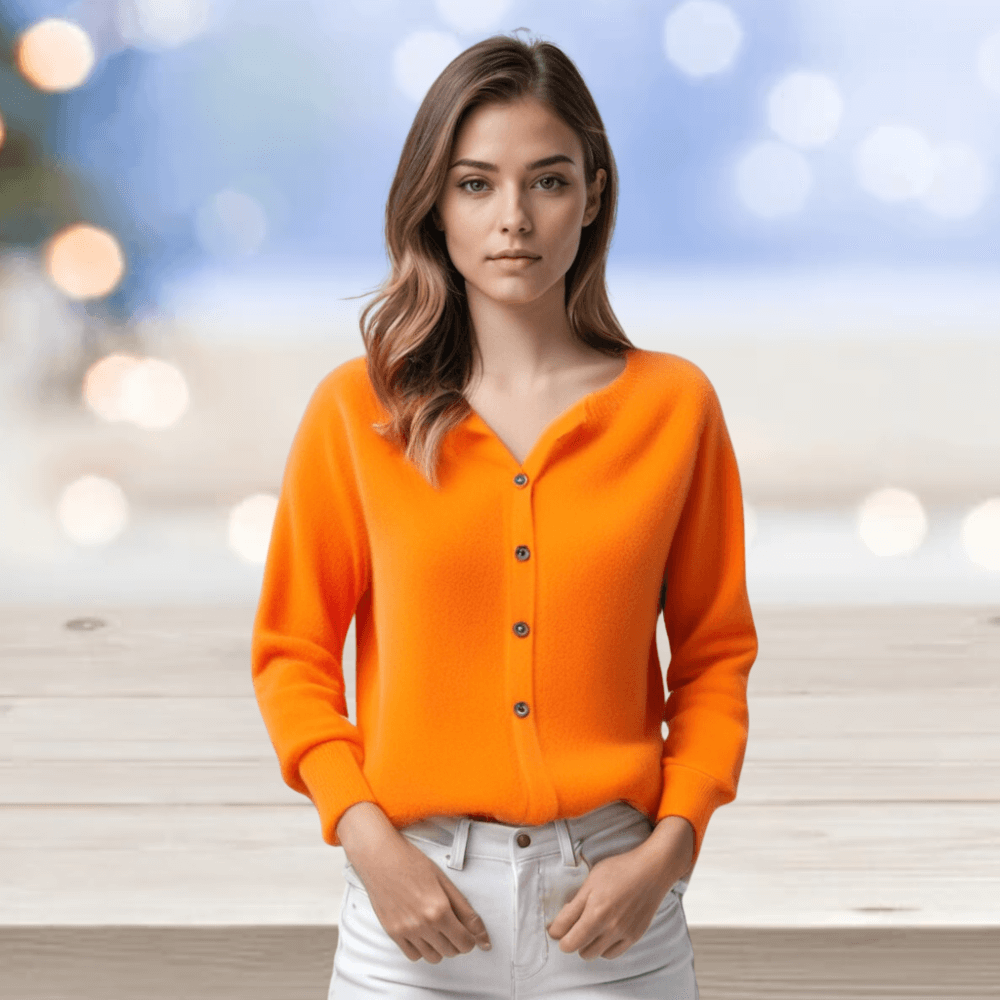 Cardigan Femme avec Col en V