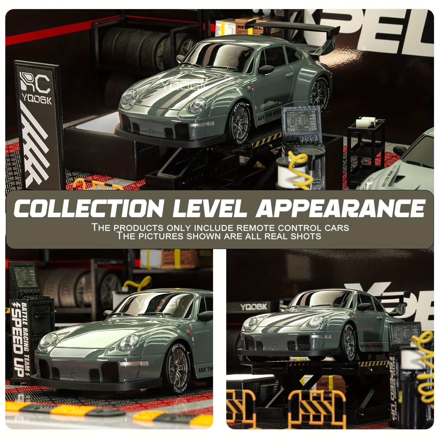 Skanto | Voiture de Drift RC Ultime 1:24 avec Roues LED – Jouet de Course Rechargeable 4WD