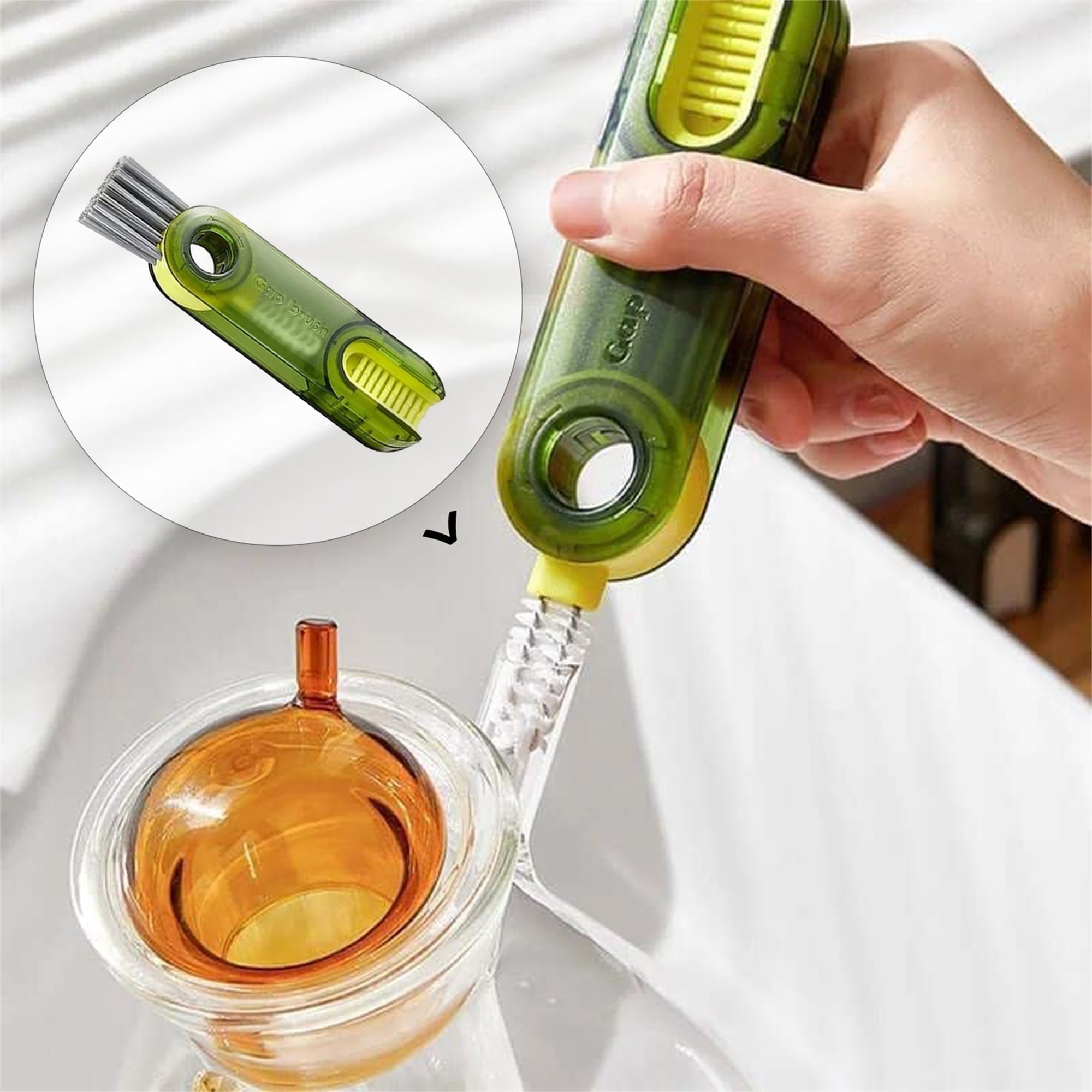 Brosse à Bouteille en U Multitrust 3 en 1