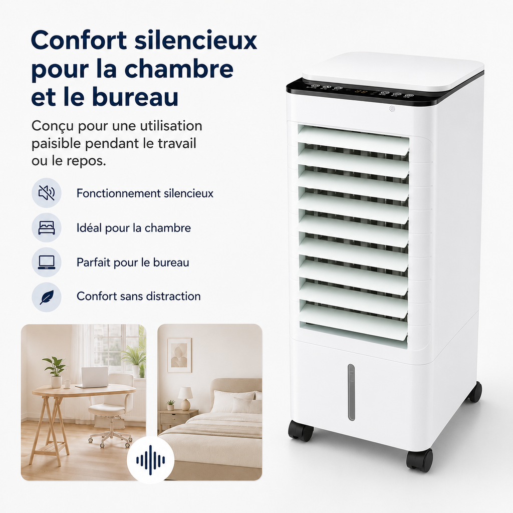 Climatiseur Portable Sans Fenêtre | Fraîcheur Instantanée