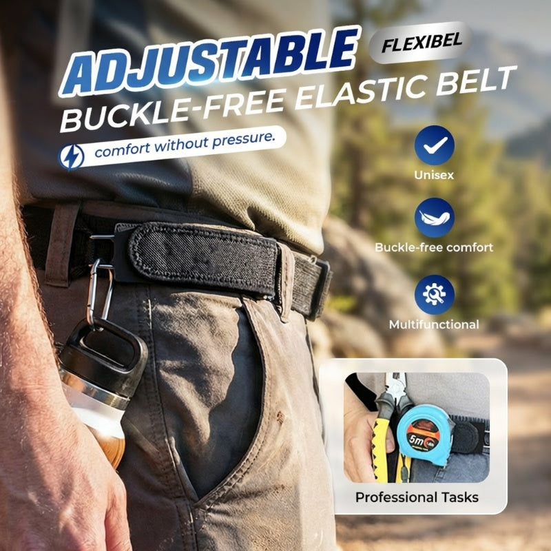 Flexibel™ – Ceinture Élastique Sans Boucle avec Fermeture à Crochet Cachée