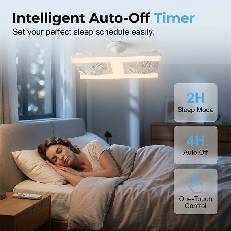 AeroBreeze™ — Commandez votre confort avec chaque brise fraîche, calme et parfaite lueur