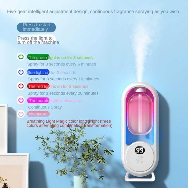 Diffuseur de Parfum Intelligent AromaGlow 360° – Fraîcheur Durable