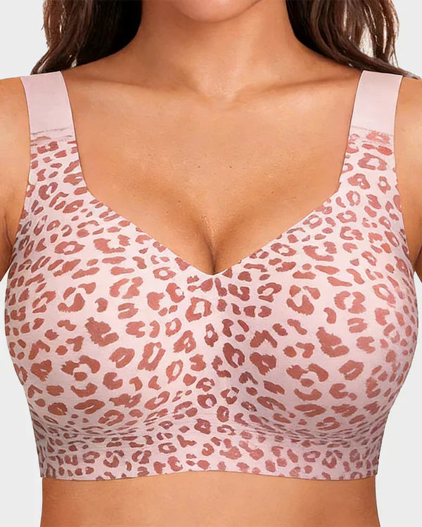 Soutien-gorge Jelly sans fil confortable avec couverture complète et effet lissant