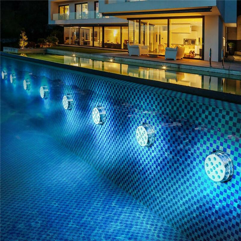 Lampe LED sous-marine étanche avec télécommande - GlowRipple