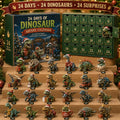 Calendrier de l'Avent de Noël des Dinosaures en 24 Jours – 24 Figurines de Dinosaures Collectionnables & Surprises de Fête