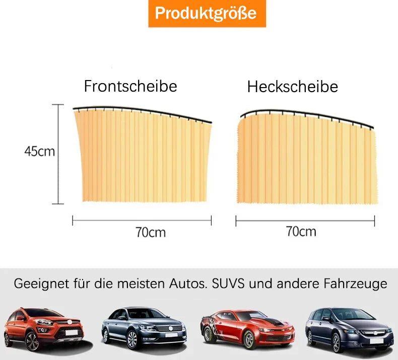 Pare-soleil magnétique bloquant les UV pour fenêtres latérales de voiture