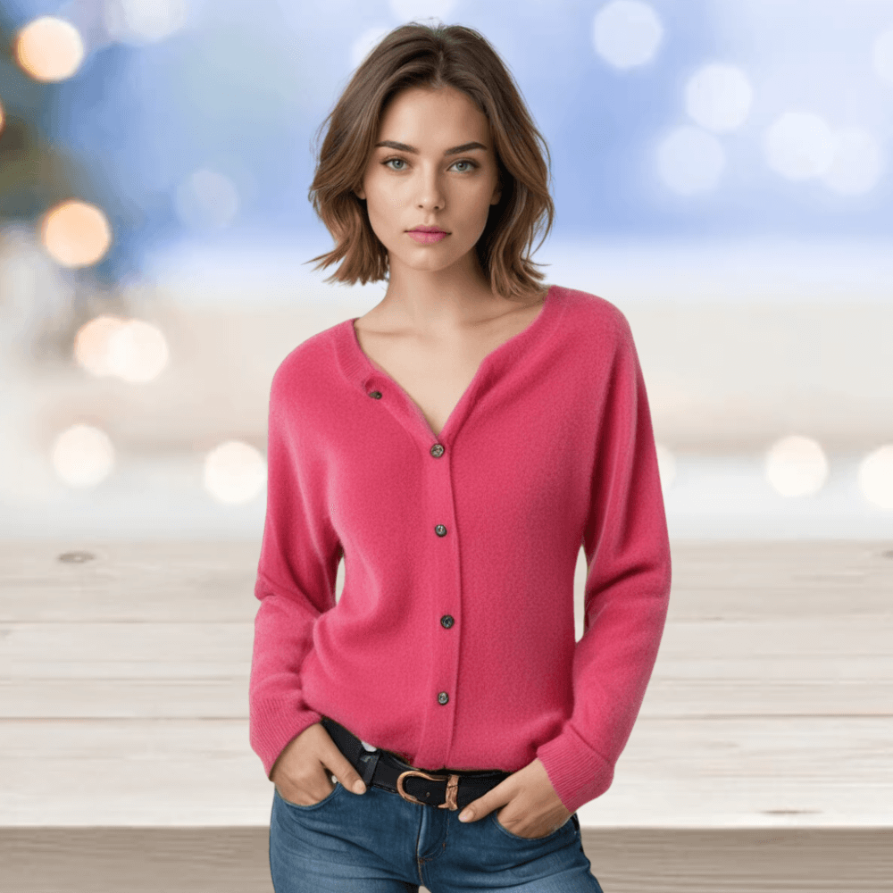 Cardigan Femme avec Col en V