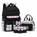 Sac à dos pour ordinateur portable et tablette grande capacité (ensemble de 3 pièces)