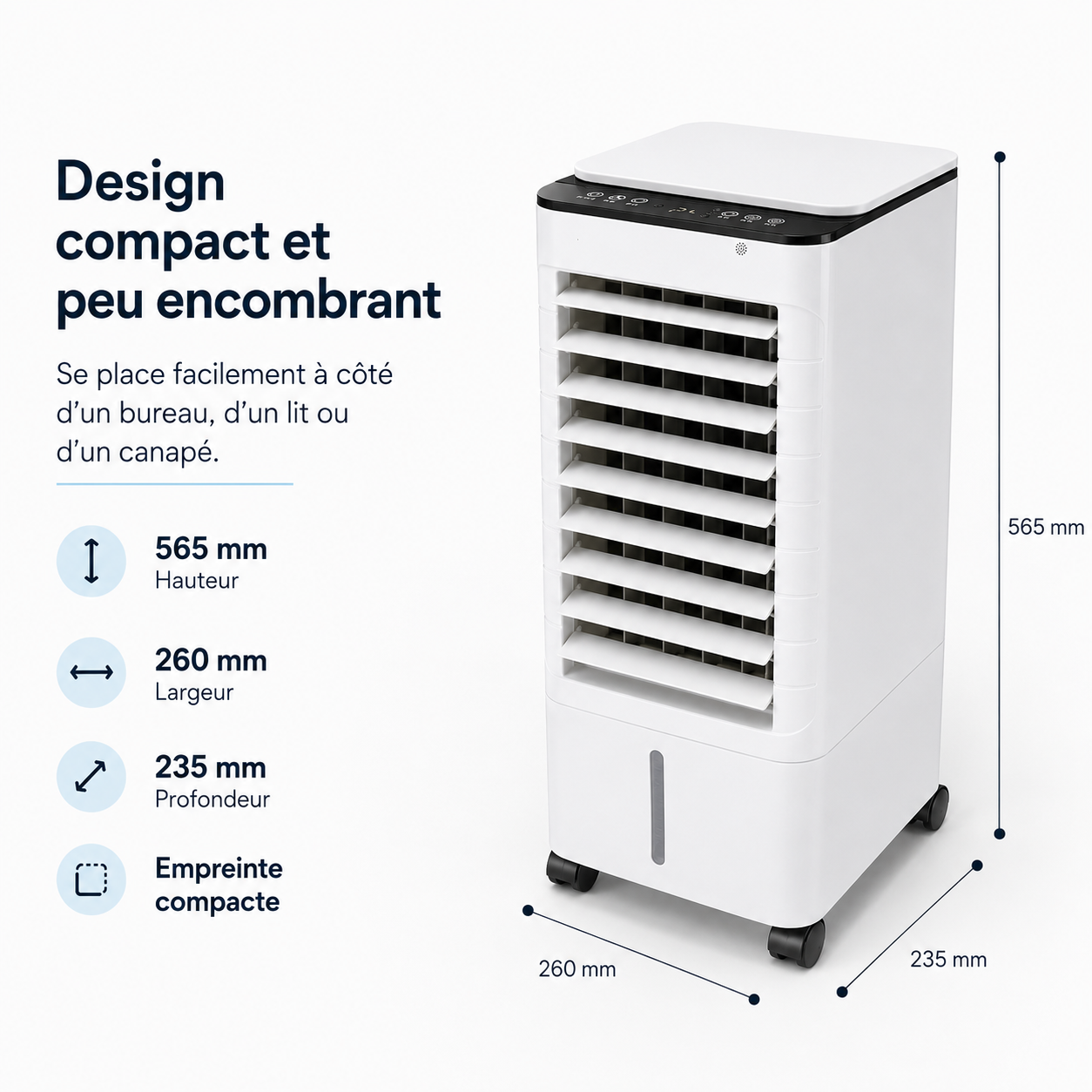 Climatiseur Portable Sans Fenêtre | Fraîcheur Instantanée