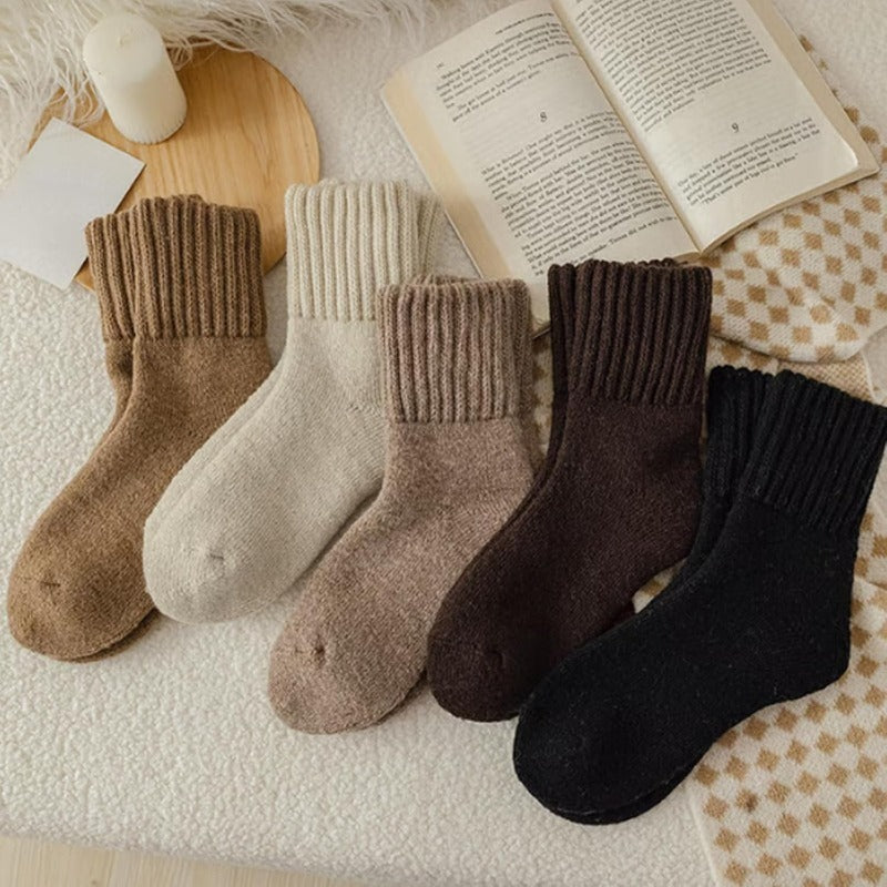 Chaussettes Thermiques en Mélange de Laine