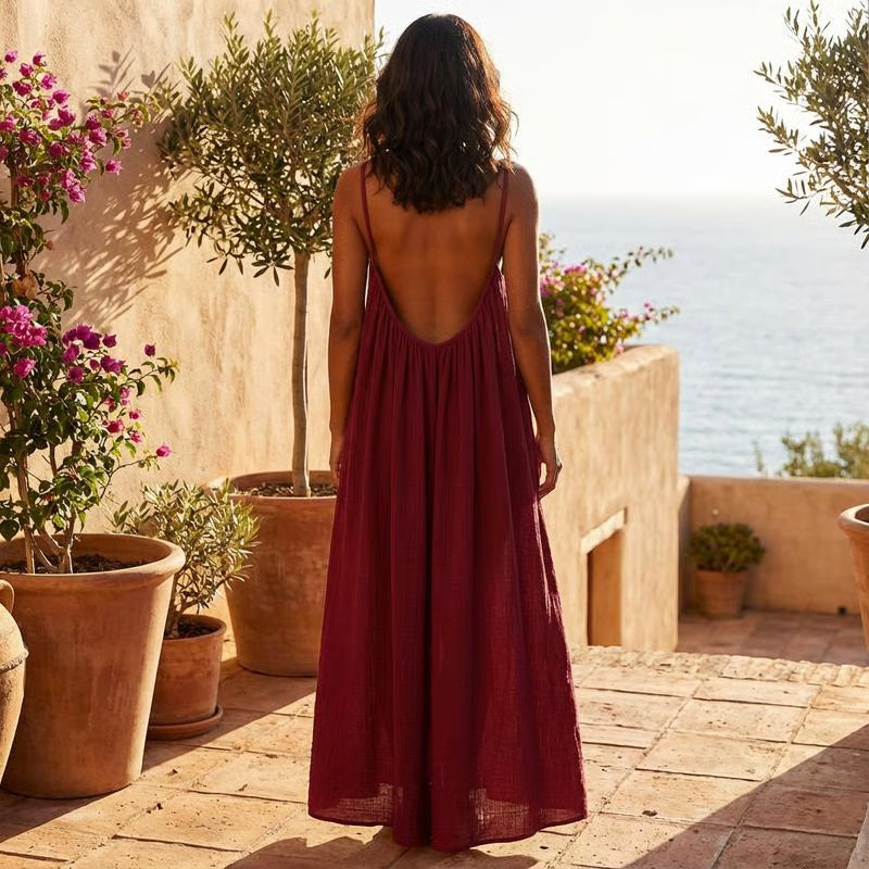 CalmMuse – Robe de Lounge Cami Respirante
