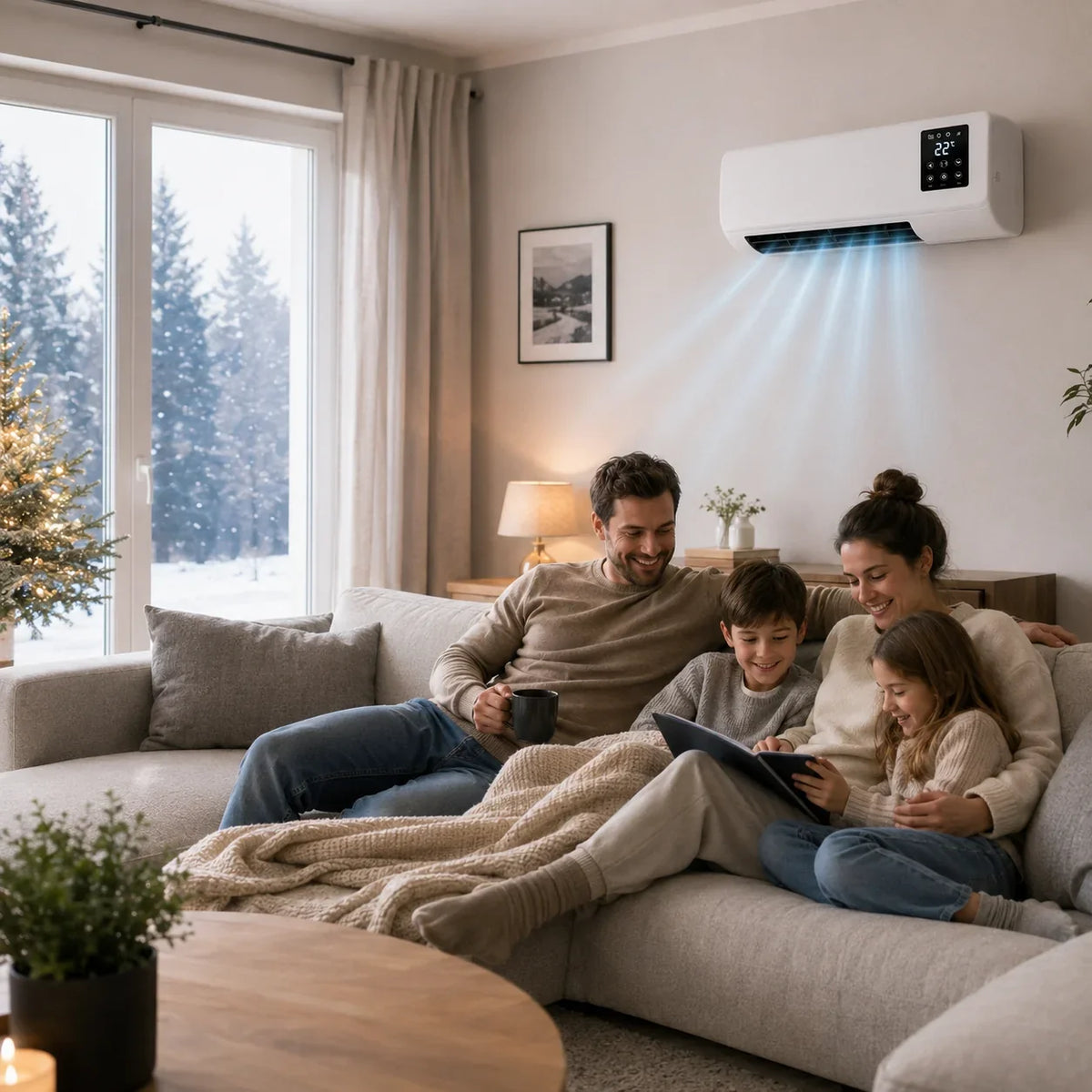 Climatiseur Mobile & Chauffage 2-en-1 – Sans Installation, jusqu'à 51 m²
