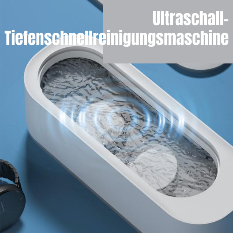 Nettoyeur Ultrasonique | Nettoyage Approfondi à 360° | Pour Lunettes & Bijoux | Portable | SonicPure
