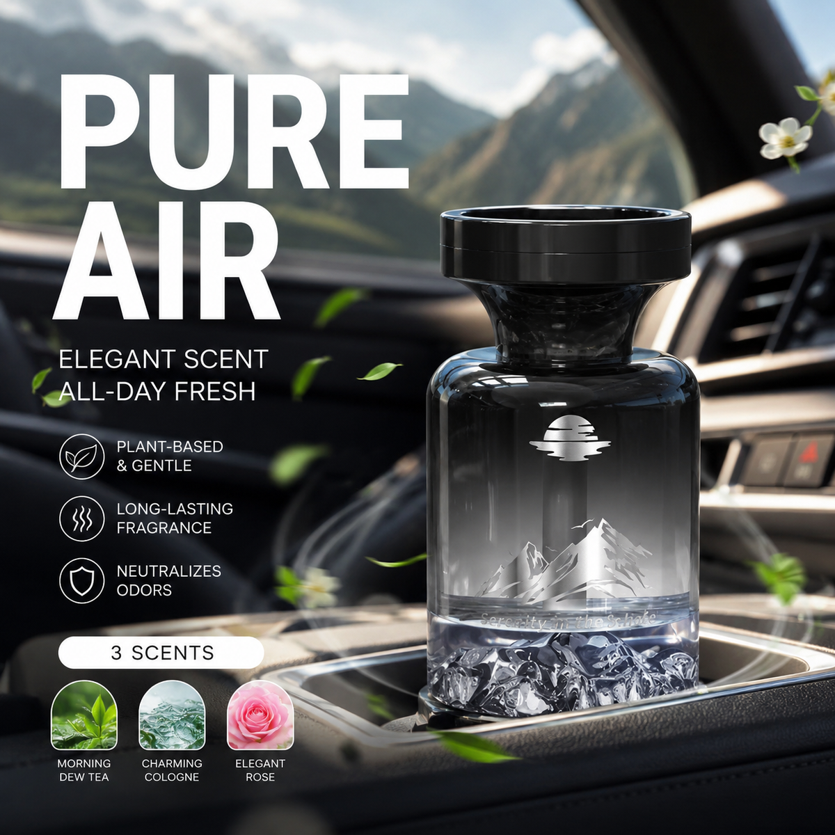 AuraBloom™ — Évadez-vous vers une fraîcheur pure et durable à chaque fois que vous conduisez