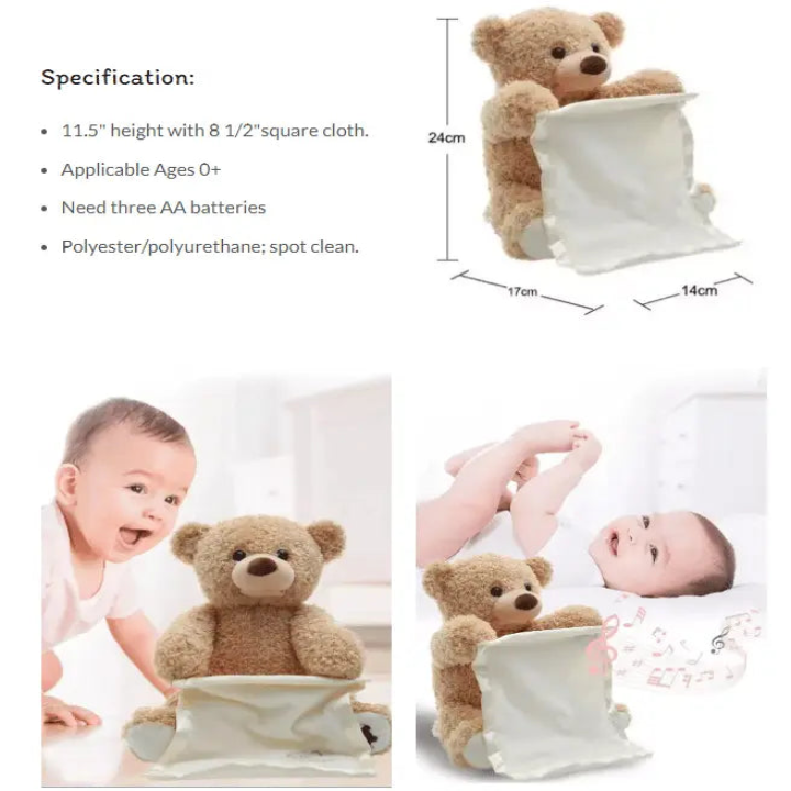 BuddyBear – L'ours en peluche Peekaboo qui apporte des rires à votre bébé à chaque fois