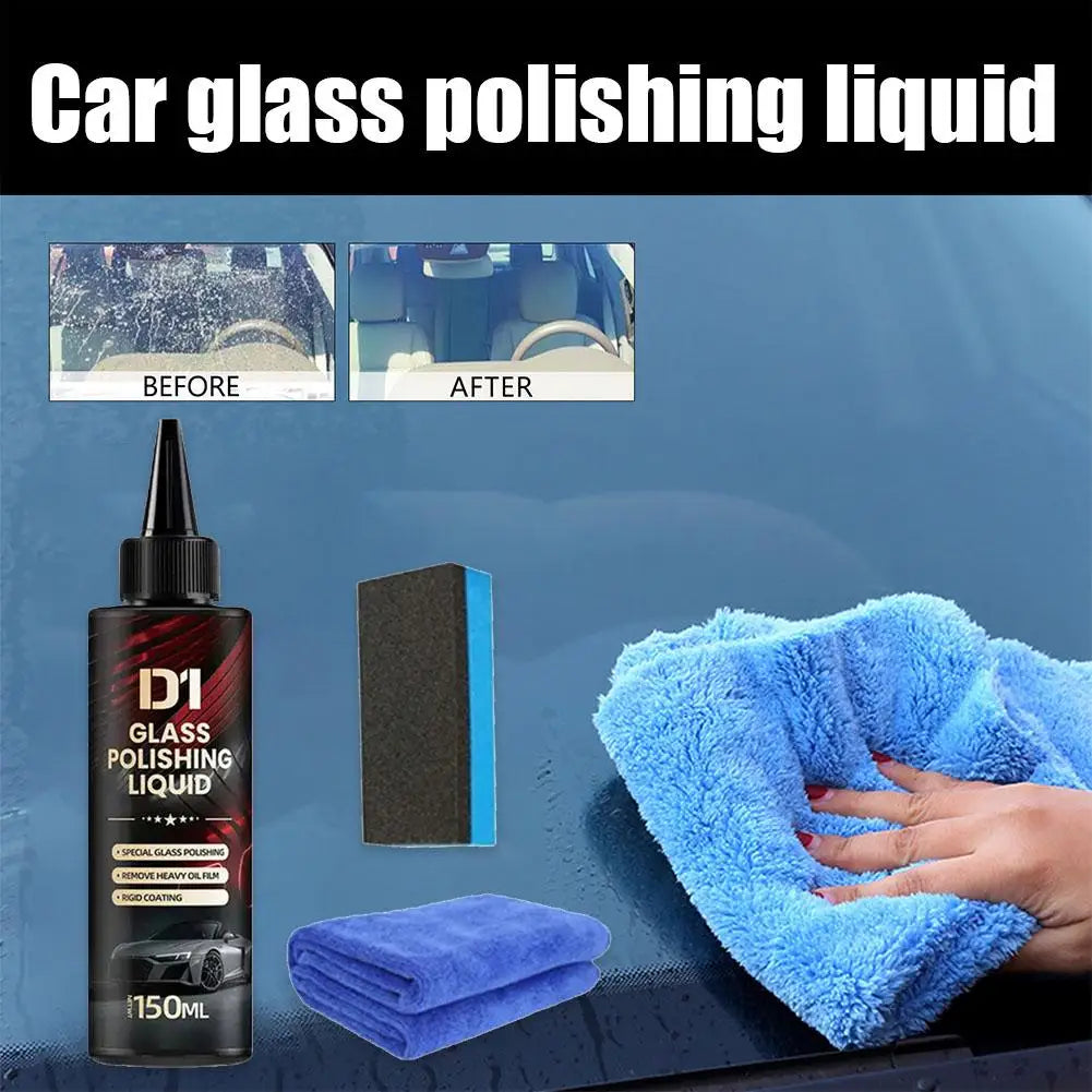 ClariShine™ Liquide de Polissage — Révélez un Verre Impeccable et Cristallin qui Rend Chaque Conduite Plus Sûre