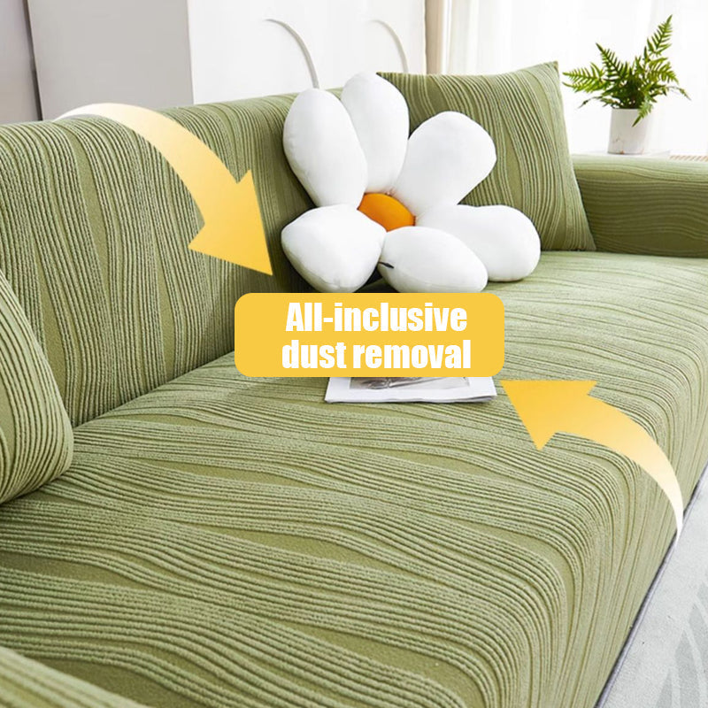 Housse de canapé épaisse en jacquard premium - Anti-rayures et extensible