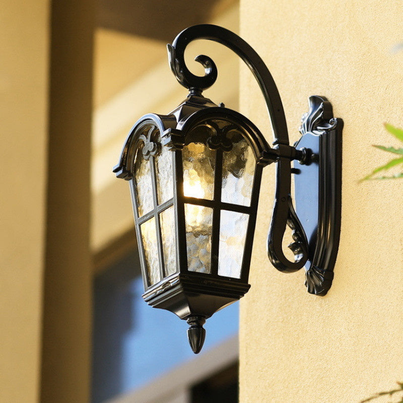 Lumière Murale Solaire Vintage d'Extérieur avec Télécommande