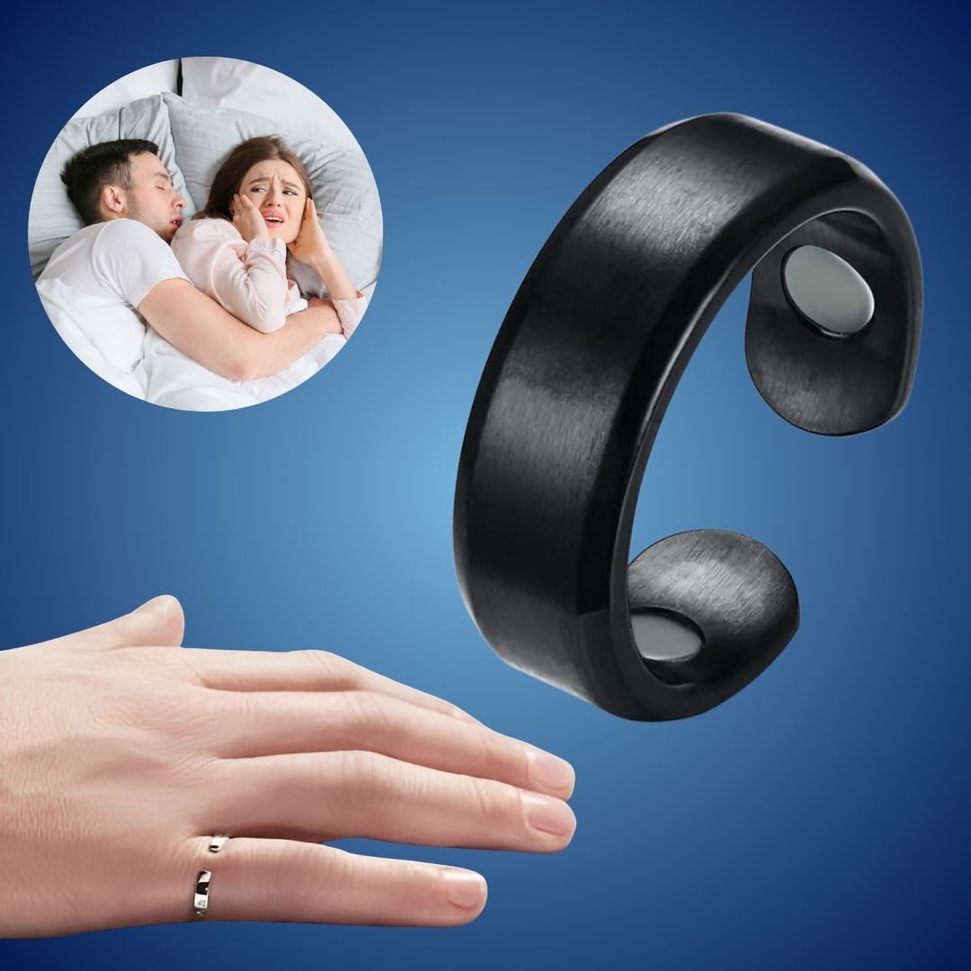 Bague Anti-Ronflement QuietRest - Aide au Sommeil Améliorée, Facile à Porter