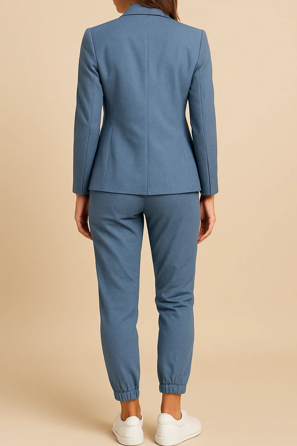 Ensemble de Costume Élégant Tailleur Deux Pièces pour Femmes