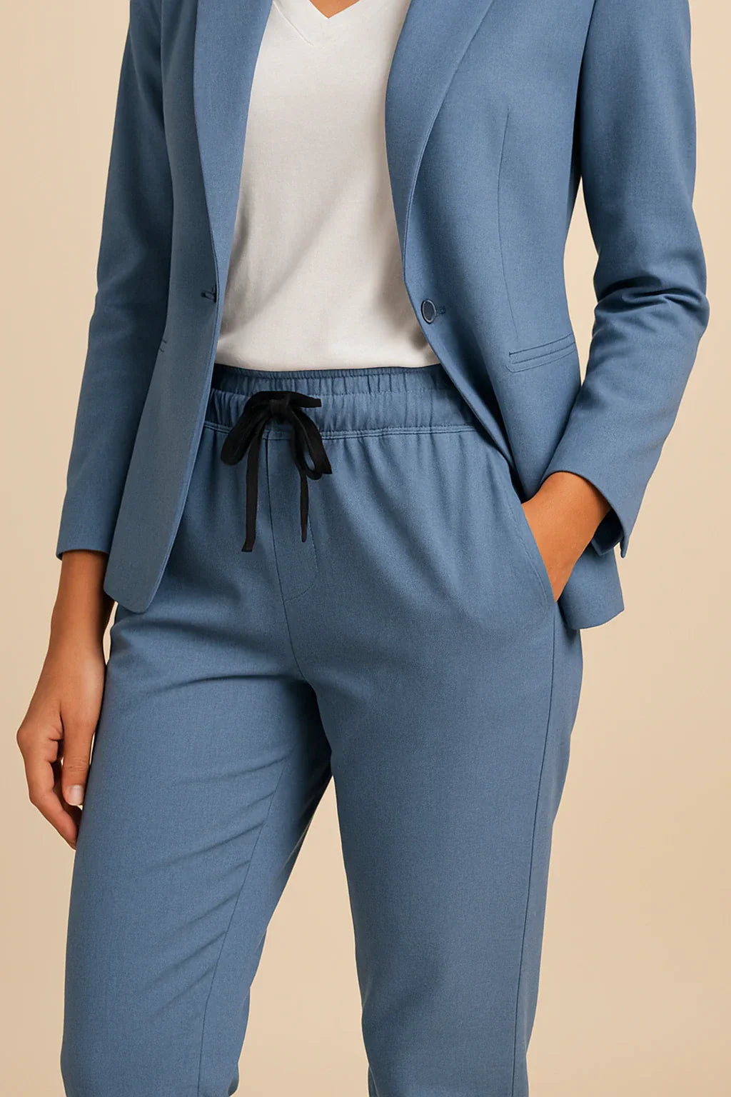 Ensemble de Costume Élégant Tailleur Deux Pièces pour Femmes
