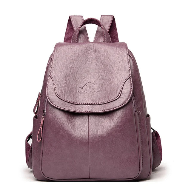 Sac à Dos en Cuir pour Femmes - Cuir Vegan - Pratique & Style