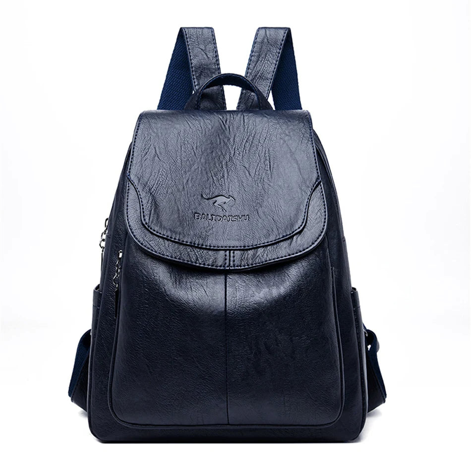 Sac à Dos en Cuir pour Femmes - Cuir Vegan - Pratique & Style