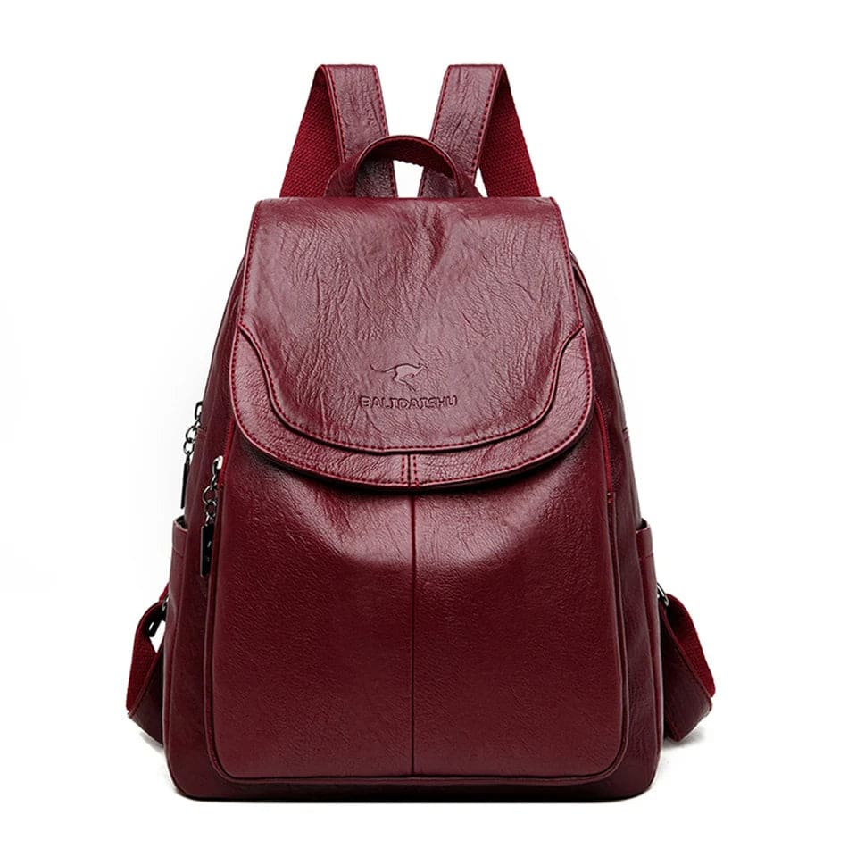 Sac à Dos en Cuir pour Femmes - Cuir Vegan - Pratique & Style