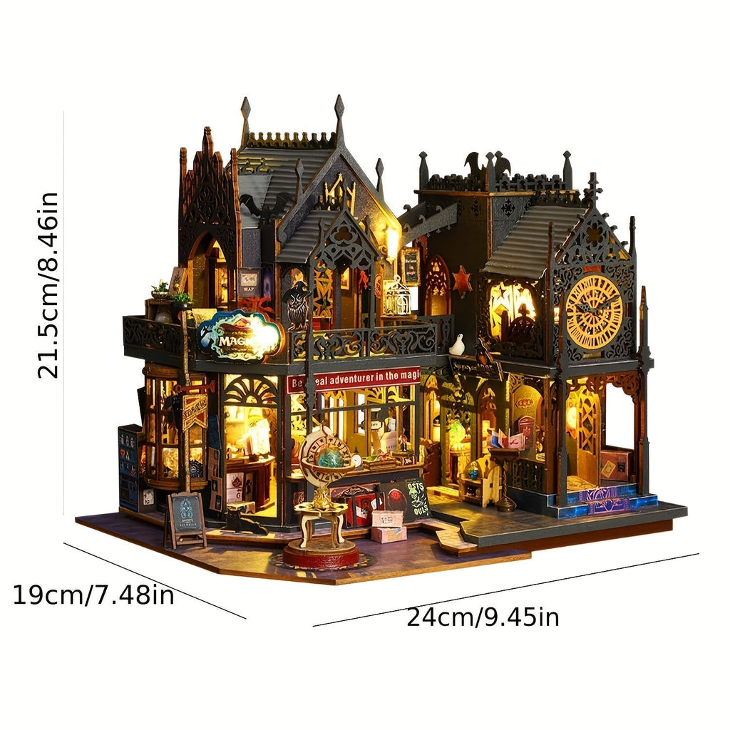 Puzzle Enchanteur en Bois 3D avec Éclairage LED Magique
