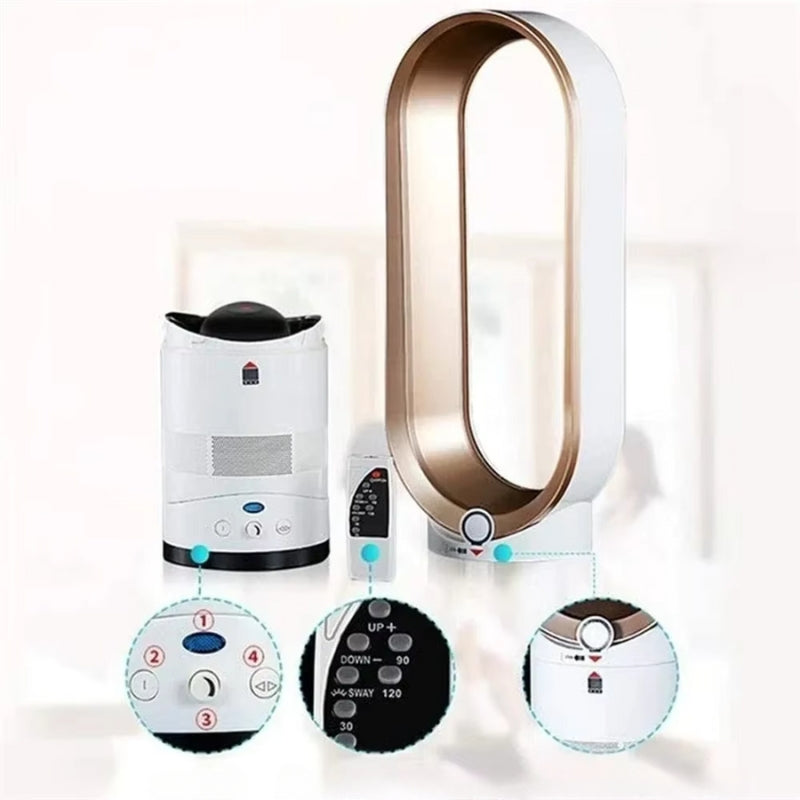 Ventilateur de Tour Sans Lame Énergétiquement Efficace pour un Flux d'Air Sûr