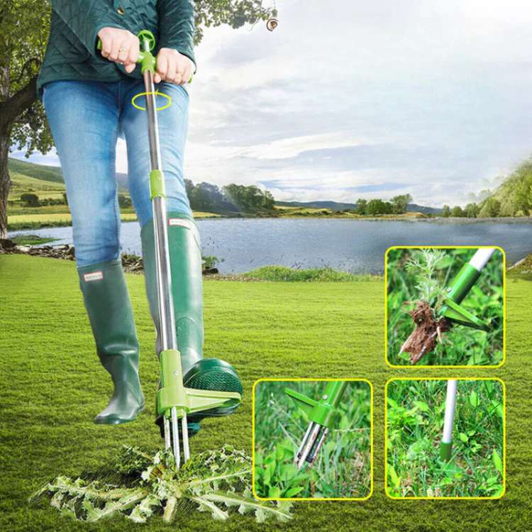 RootRipper Débroussailleur de Jardin Ergonomique pour Désherbage Sans Effort