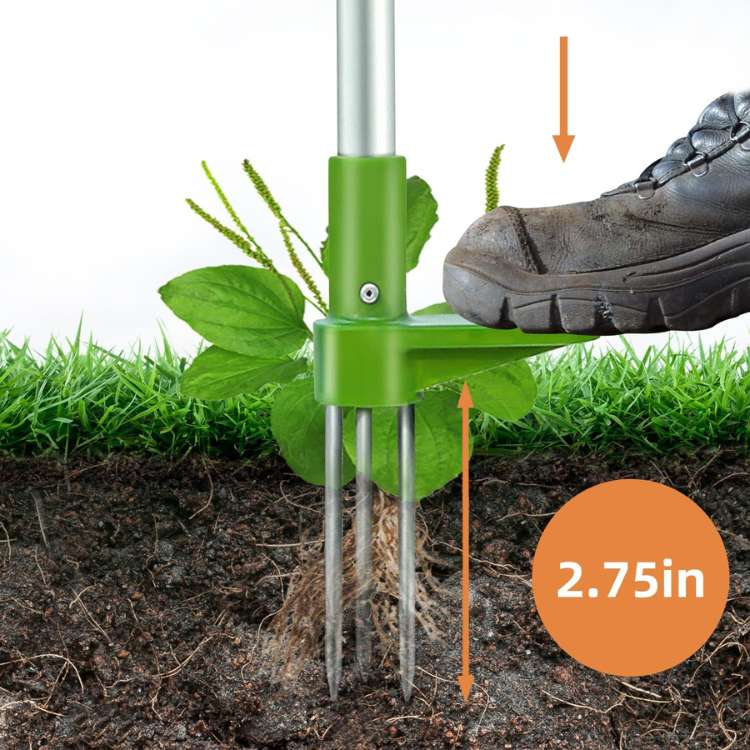 RootRipper Débroussailleur de Jardin Ergonomique pour Désherbage Sans Effort