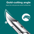 Coupe-ongles ergonomique unisexe pour ongles épais