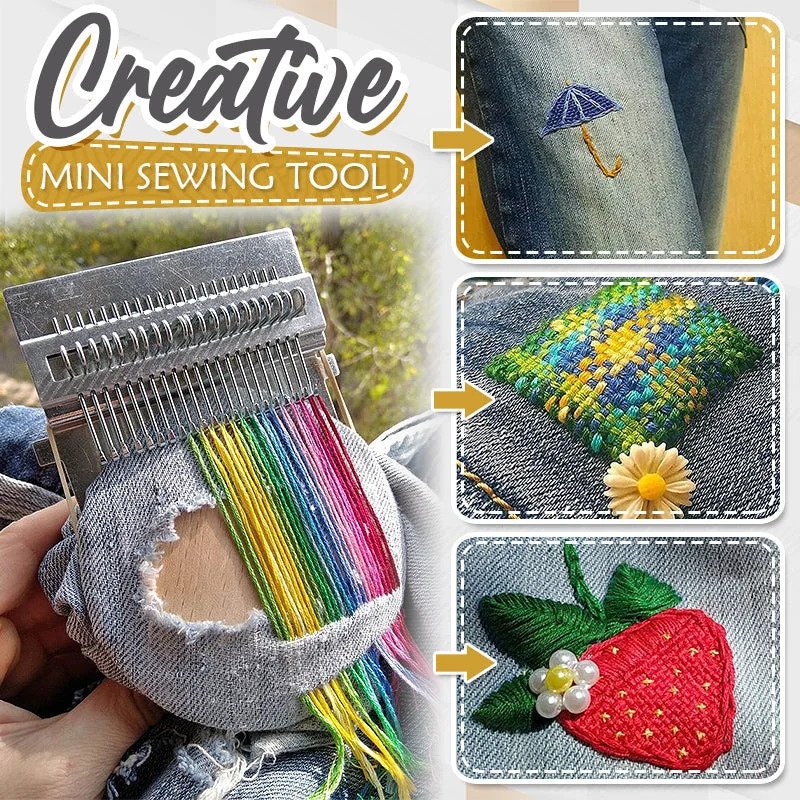 Mini-machine à tisser pour broder
