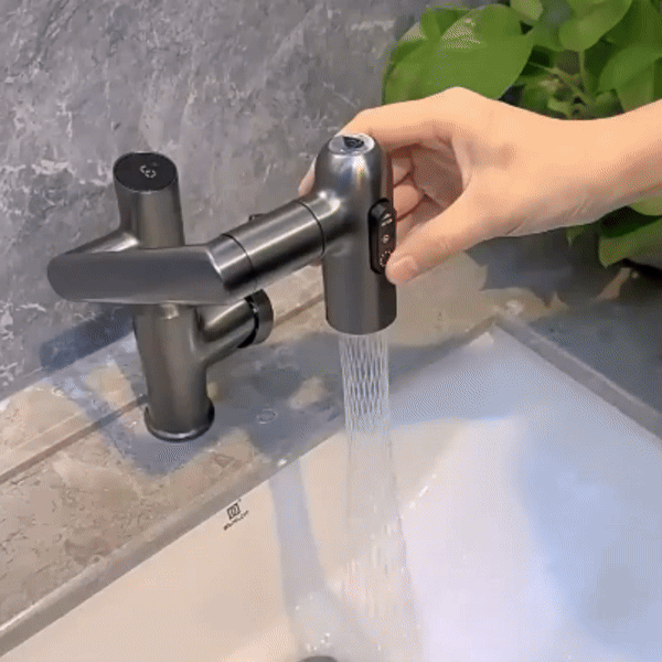 LUSTRAFLOW – Robinet Intelligent 360° avec Affichage de Température à Diode Électroluminescente