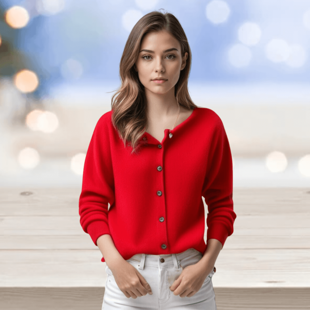 Cardigan Femme avec Col en V