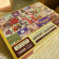 PuzzleJoy Calendrier de l'Avent Puzzle | Unique puzzle de 1000 pièces pour un plaisir quotidien !