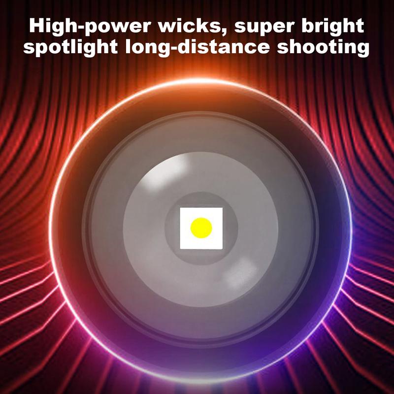 Lampe de poche rechargeable StormBeam avec zoom télescopique