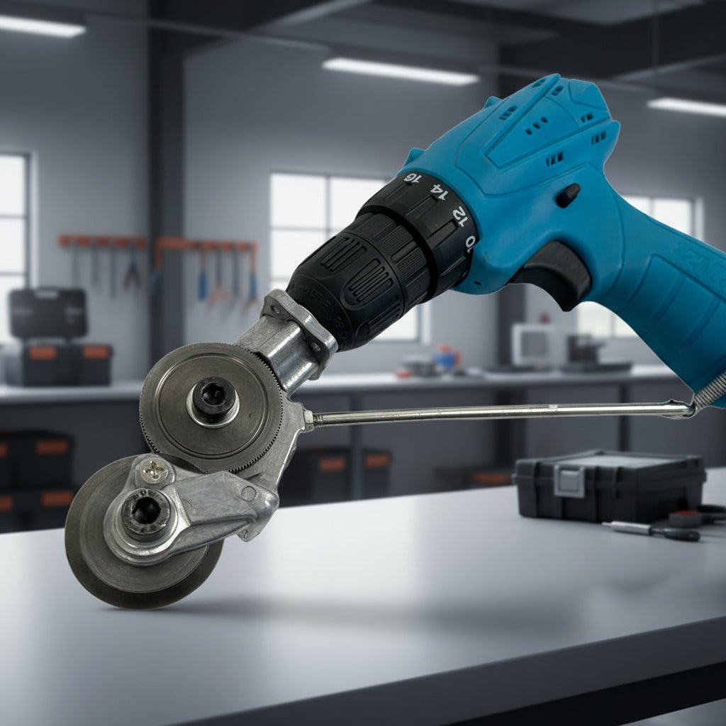 Outil Nibbleur Professionnel avec Accessoire de Perçage pour Tôle Métallique