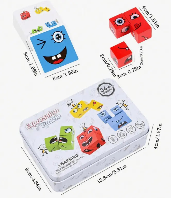 Puzzle Facial 3D – Jouet Engagé et Éducatif
