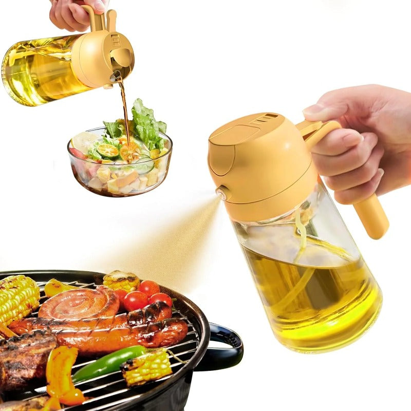 Bouteille de Spray d'Huile 2-en-1