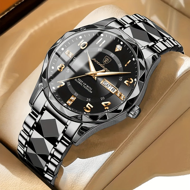 Montre de sport multifonctionnelle étanche pour hommes - Titane