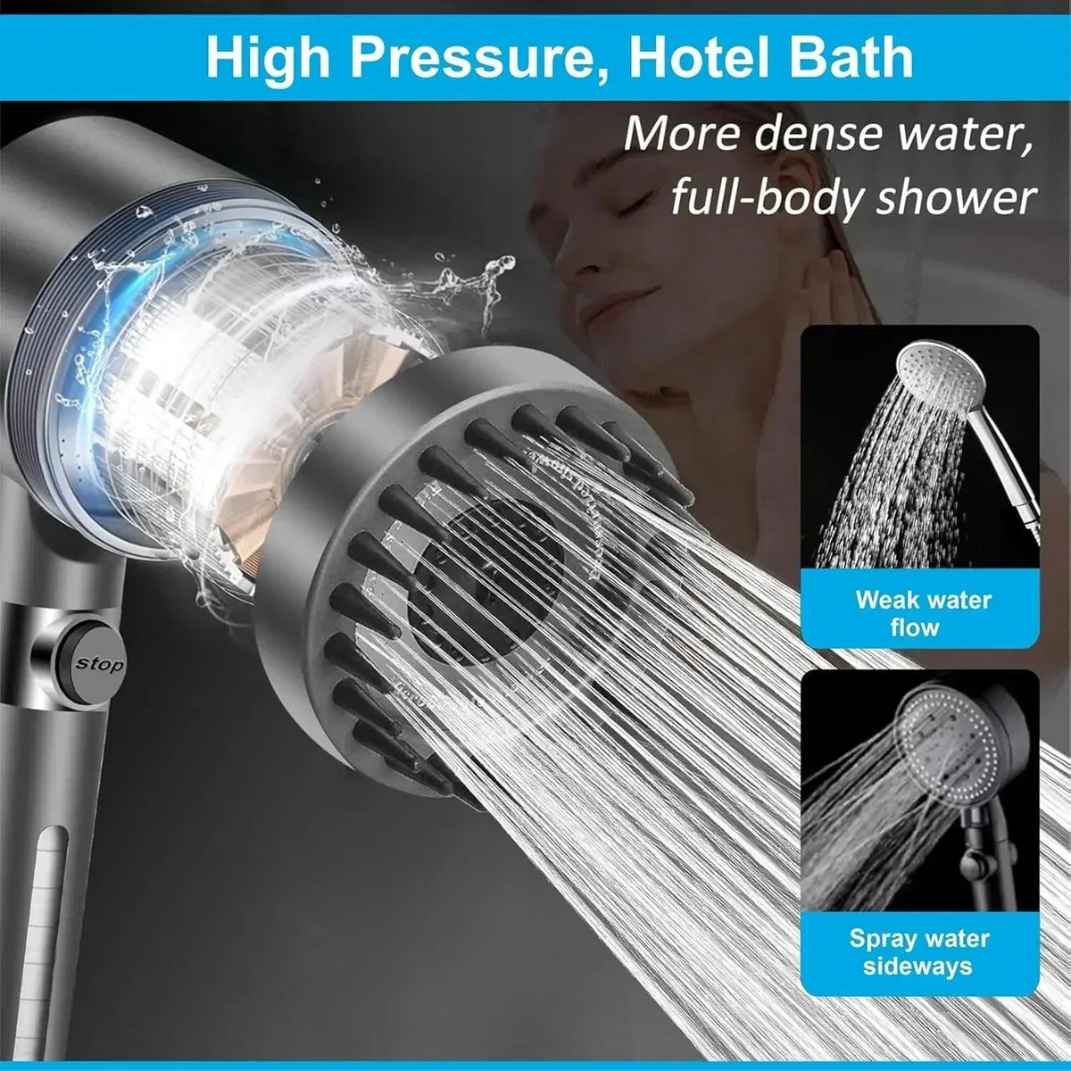CascadeAura™ — Transformez votre douche en un bouton de réinitialisation quotidien pour l'esprit et le corps