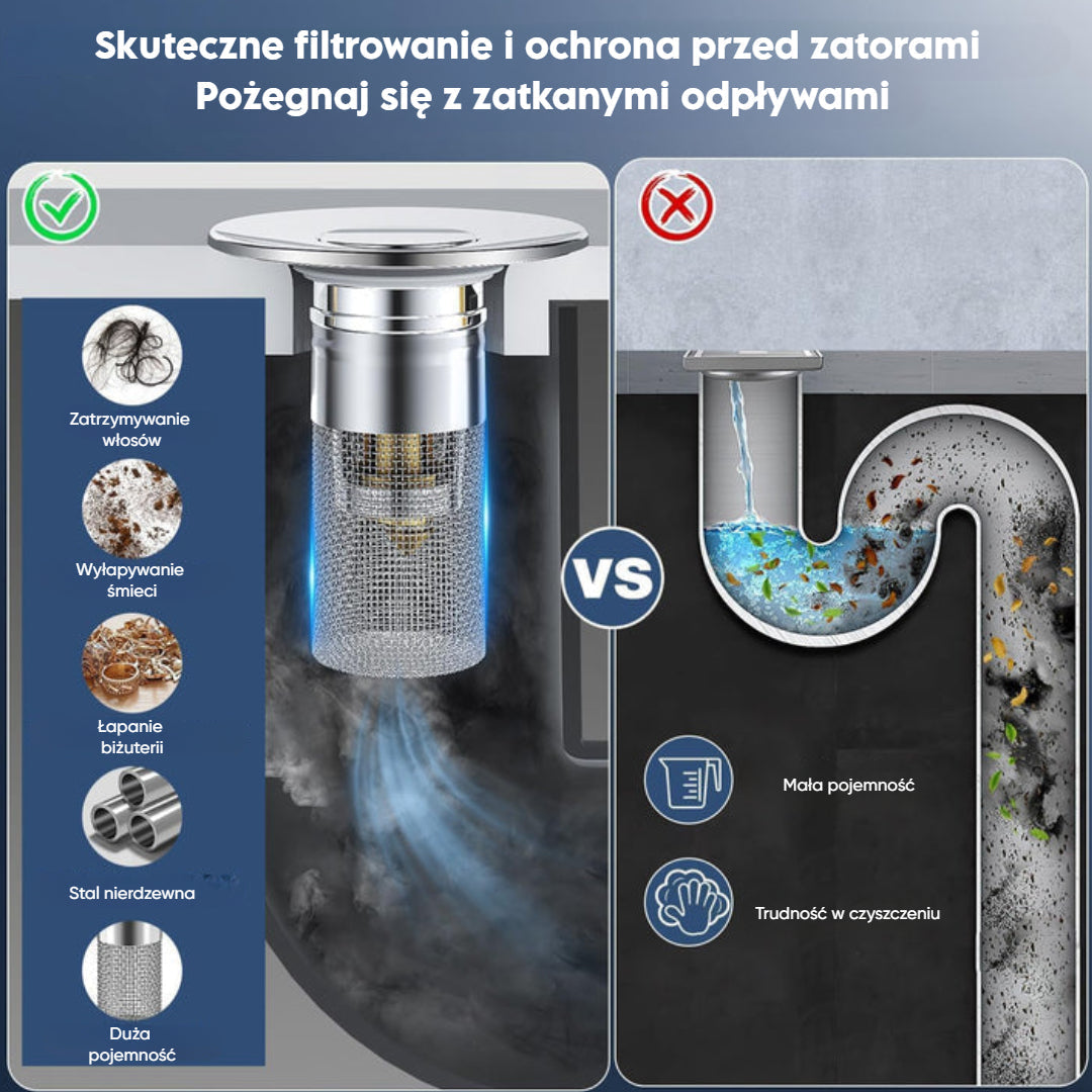 DrainShield™ — Protection contre les obstructions sans effort pour une cuisine fraîche et fluide chaque jour