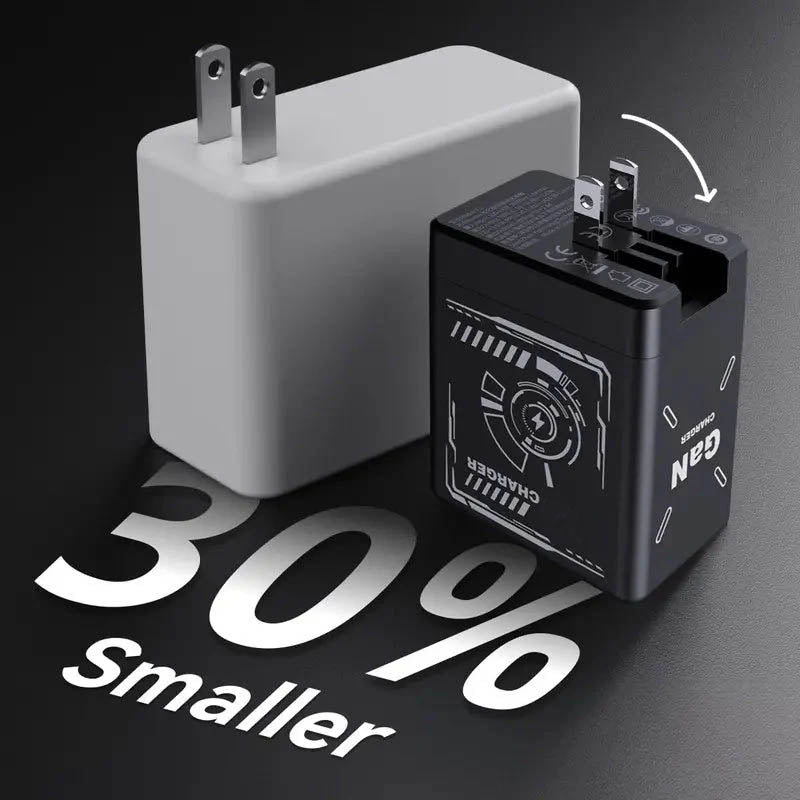 GaNPro Chargeur Rapide Rétractable Cube 45W