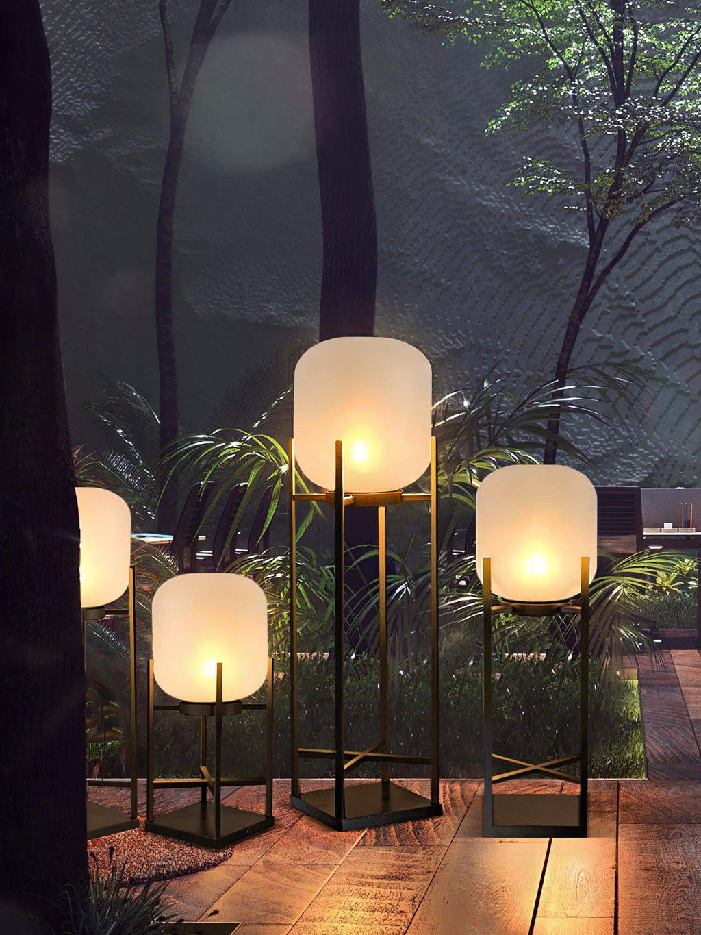 Lampe Solaire de Sol pour Extérieur – Éclairage Ambiant Durable pour Jardin et Terrasse