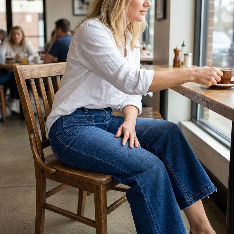 HaloStride™ — Libérez votre confiance avec des jeans qui célèbrent vos courbes et votre liberté