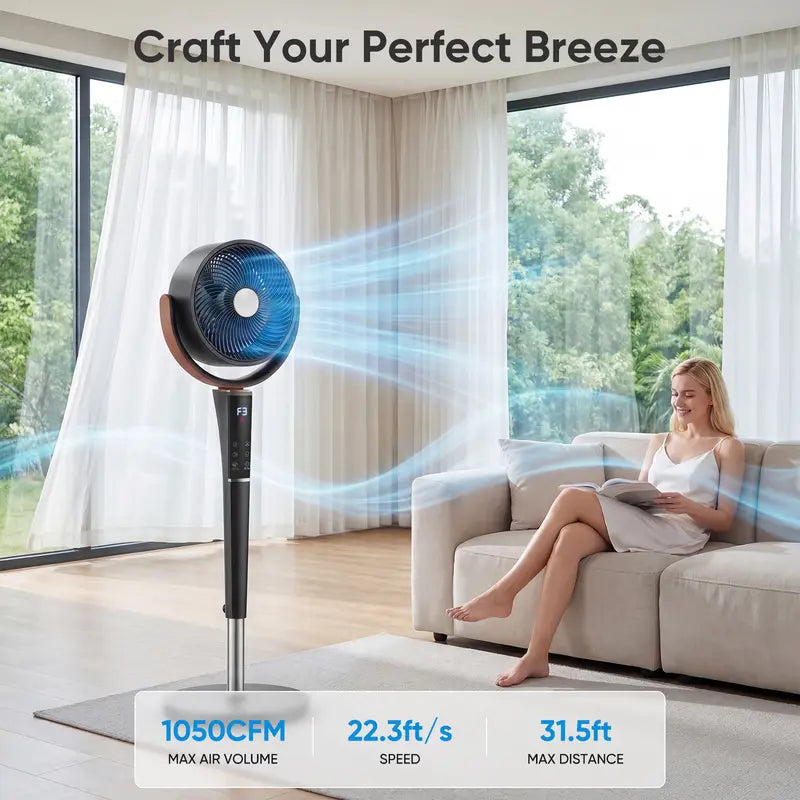 BreezeSphere™ — Découvrez une fraîcheur silencieuse et tout autour qui transforme votre espace en un havre de paix